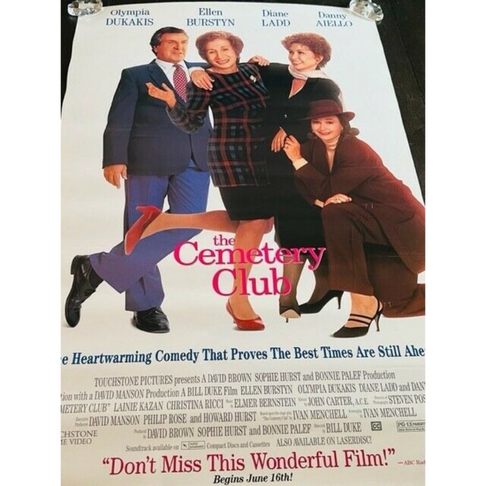 Movie Theater Cinema Poster Lobby Card 1993 Cemetery Club Olympia Dukakis Aiello